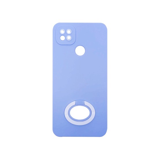 Silicone Case with Support Ring for Xiaomi Redmi 10a Sky Blue